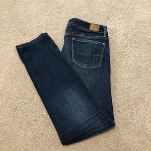 American Eagle skinny jeans dark wash